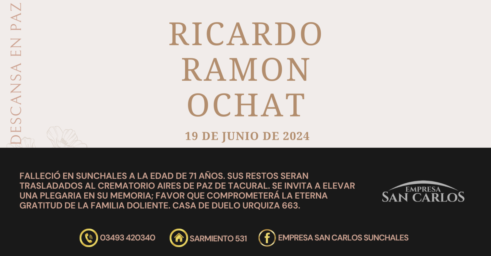 #RicardoRamonOchat