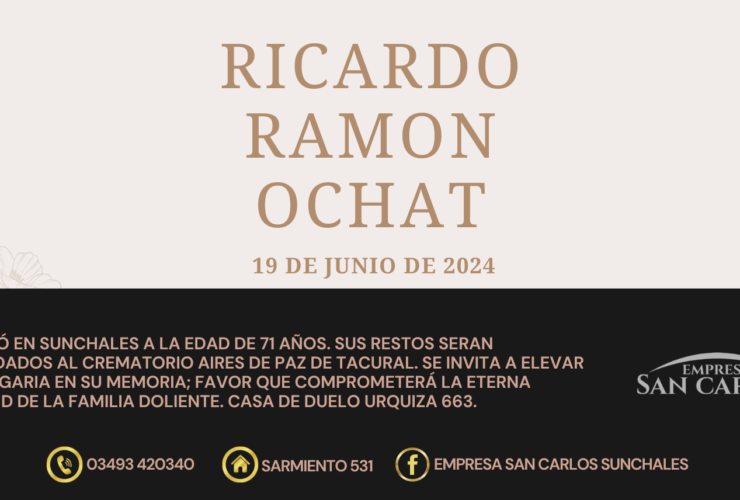 #RicardoRamonOchat