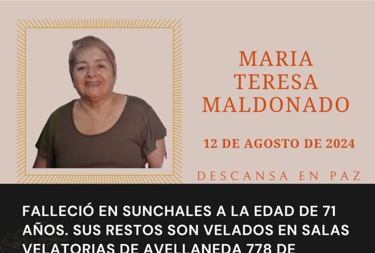 #MariaTeresaMaldonado