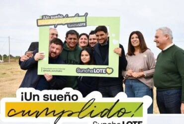 El sueño del lote propio ya es una realidad