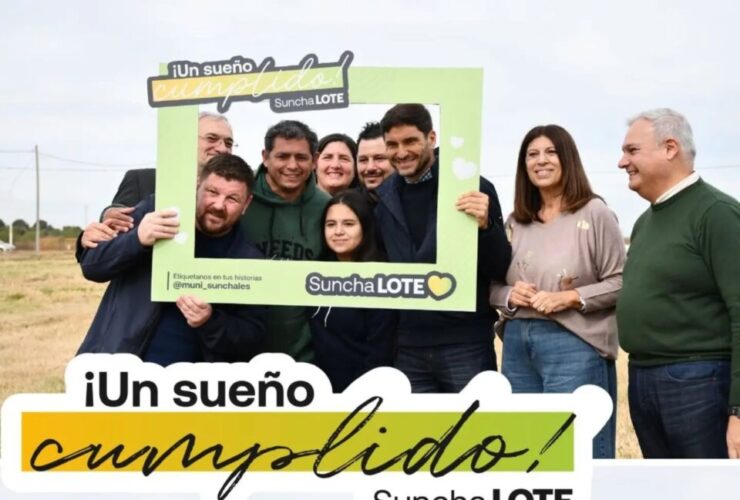 El sueño del lote propio ya es una realidad