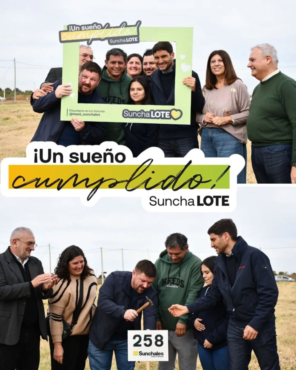 El sueño del lote propio ya es una realidad