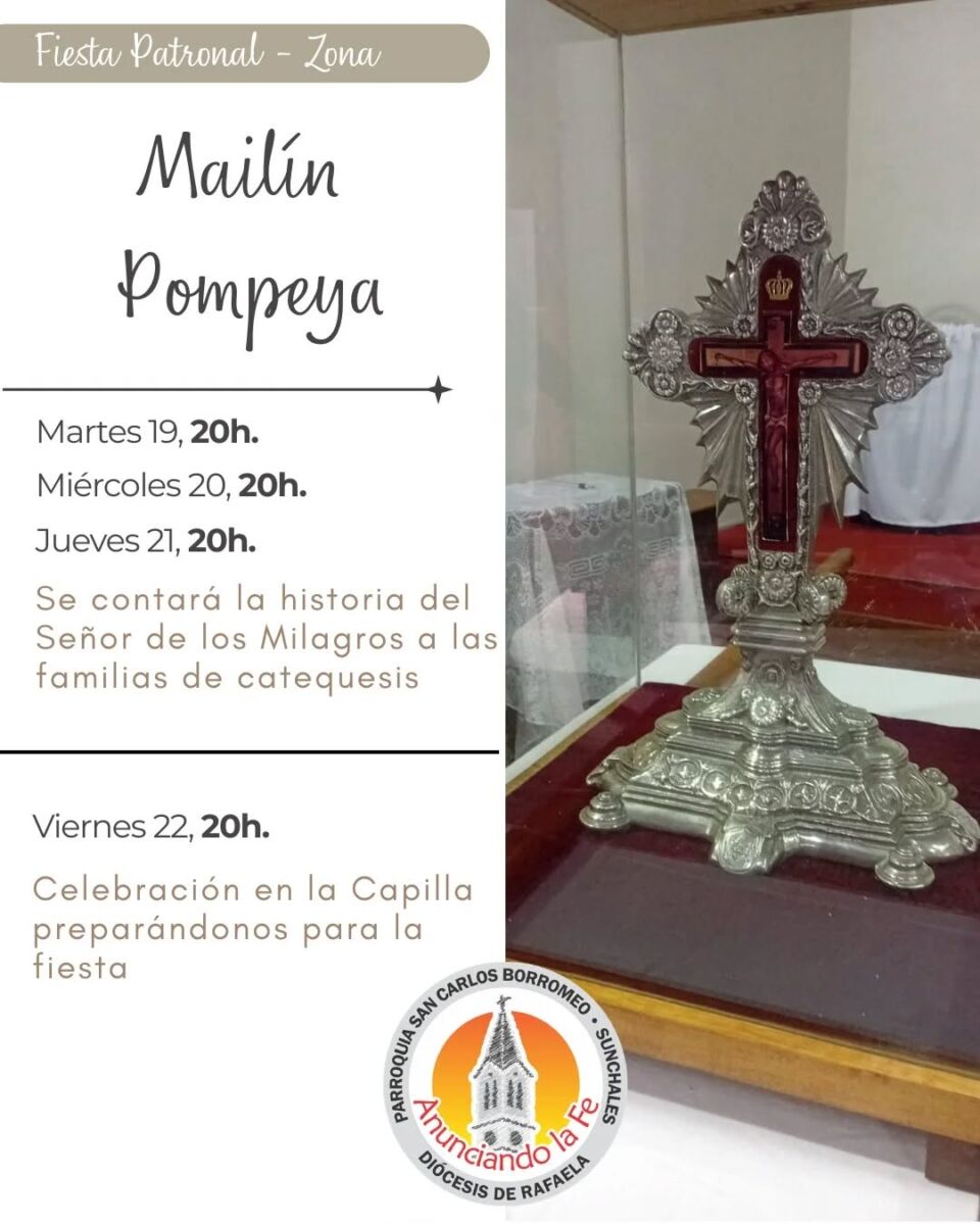 Celebración en honor al Señor de los Milagros