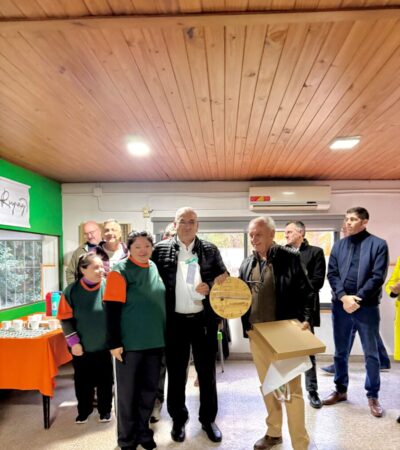 Alcides Calvo , visito rupay de sunchales