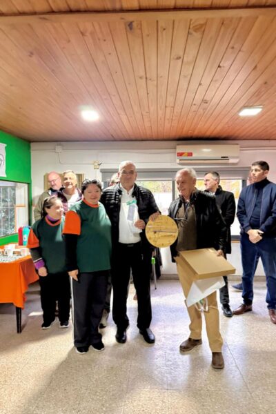Alcides Calvo , visito rupay de sunchales