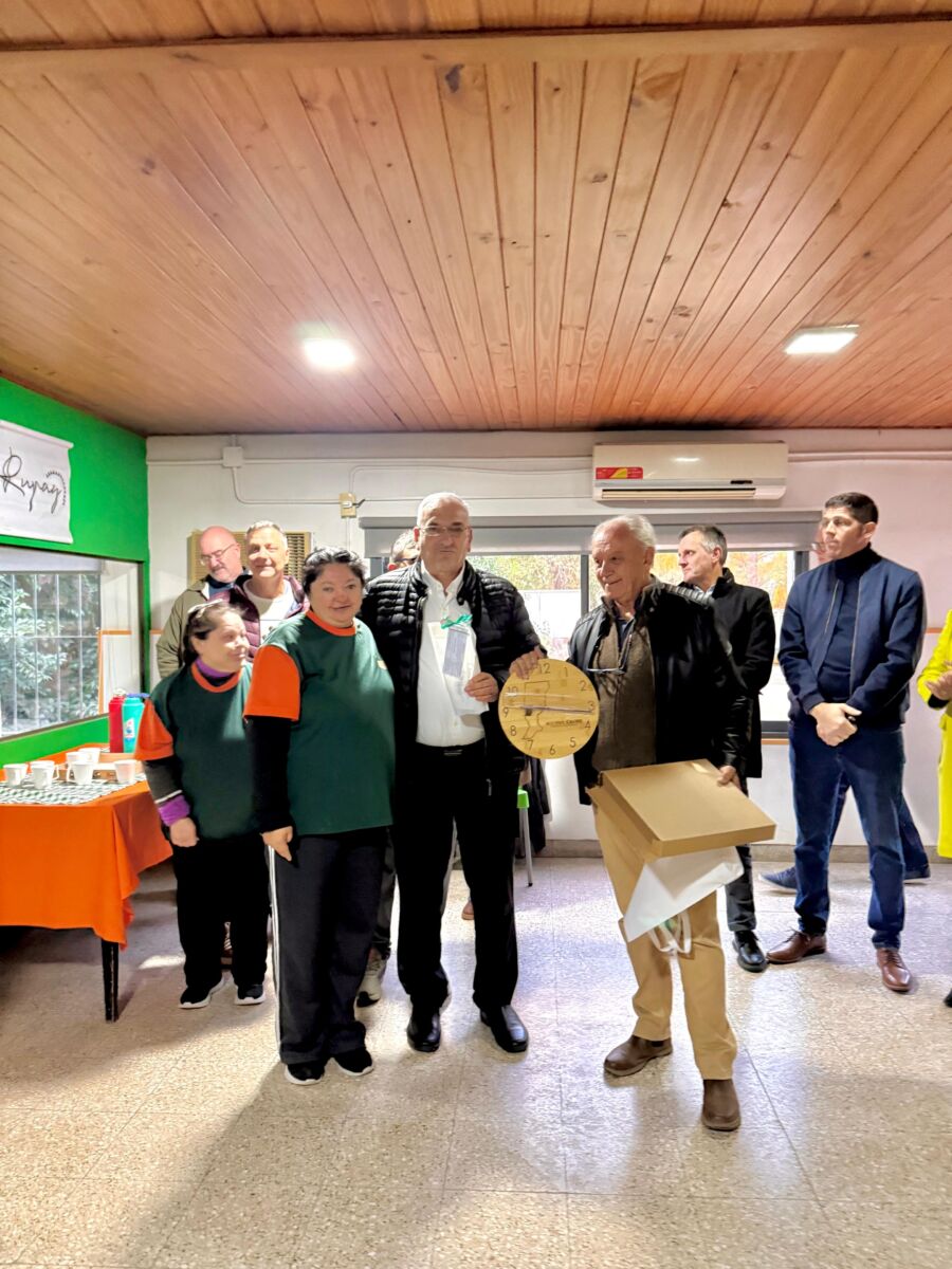 Alcides Calvo , visito rupay de sunchales