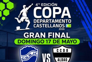 final de fútbol de la 4ta edición de la copa departamento castellanos