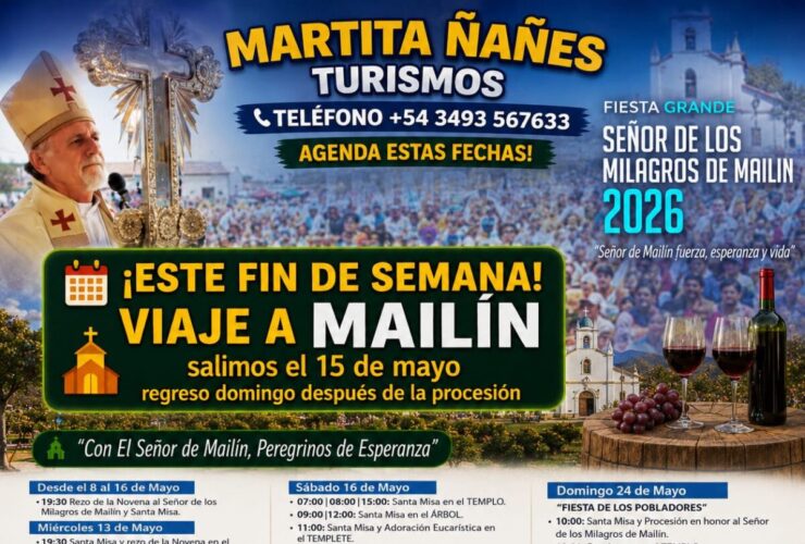 Fiesta Grande del Señor de los Milagros de Mailín 2026
