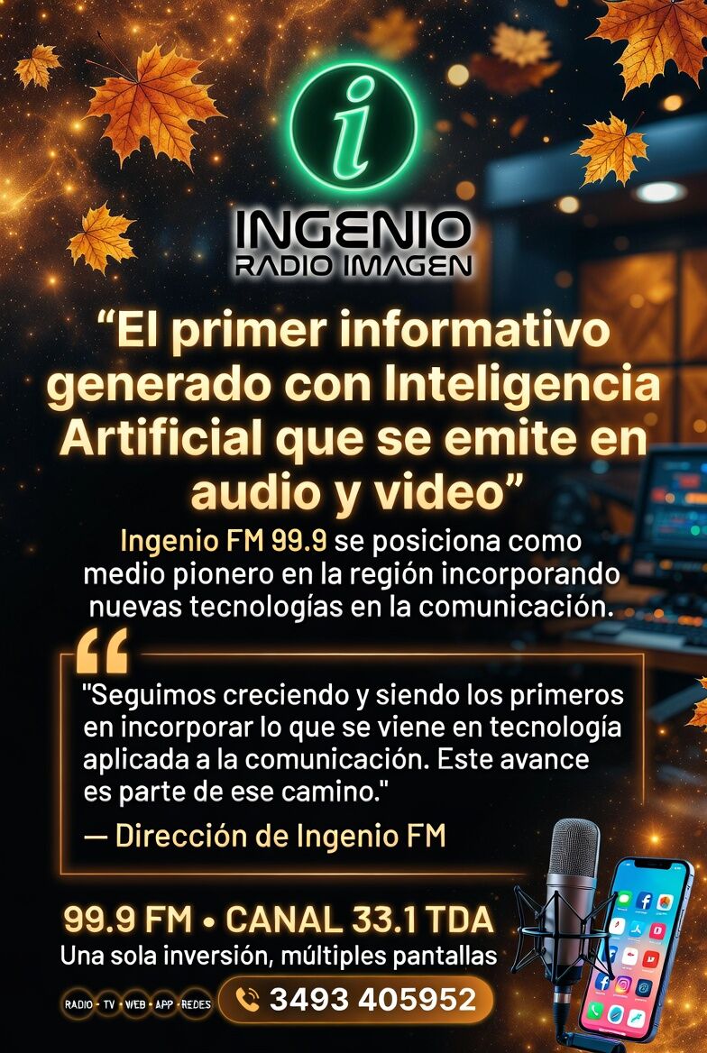 Primer informativo automatizado por IA en audio y video de la región