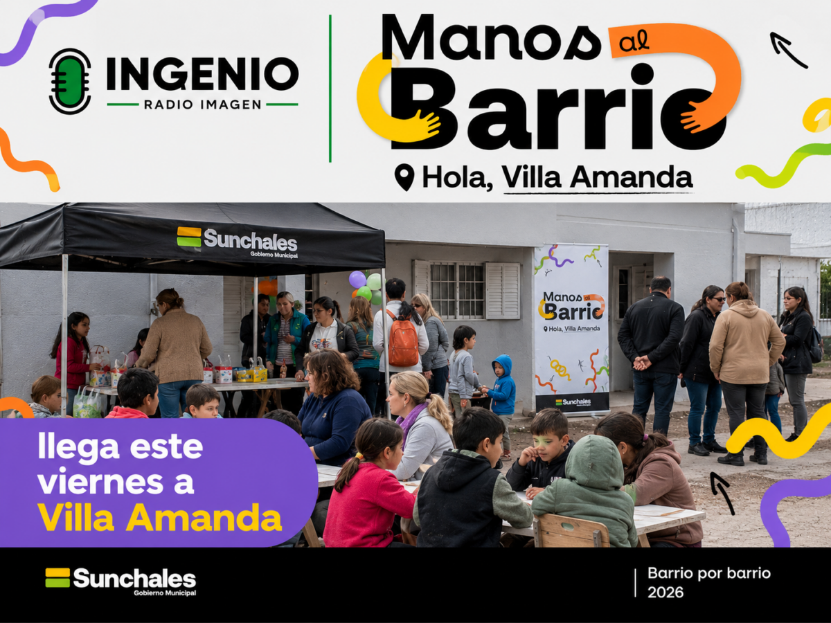«Manos al Barrio» llega este viernes a Villa Amanda