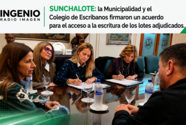 SUNCHALOTE, firma de Convenio