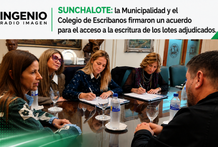 SUNCHALOTE, firma de Convenio