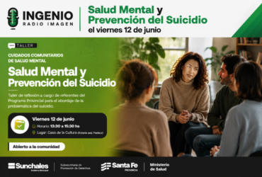 Taller gratuito sobre Cuidados Comunitarios de Salud Mental y Prevención del Suicidio el viernes 12 de junio