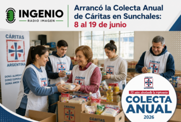 Arrancó la Colecta Anual de Cáritas en Sunchales: 8 al 19 de junio