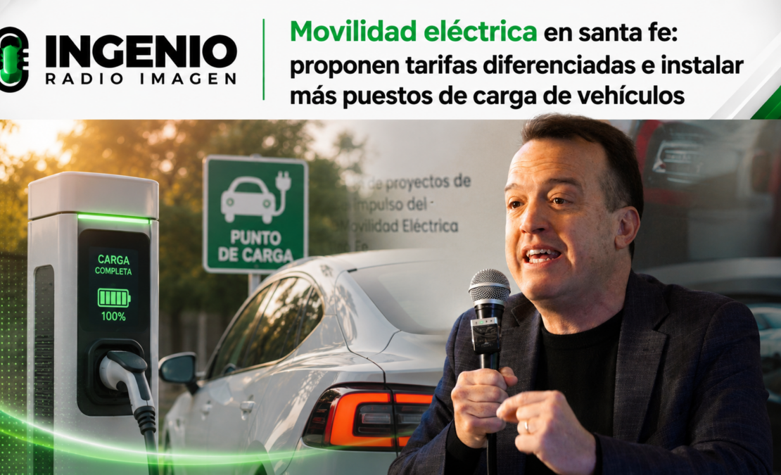 Movilidad eléctrica en santa fe: proponen tarifas diferenciadas e instalar más puestos de carga de vehículos