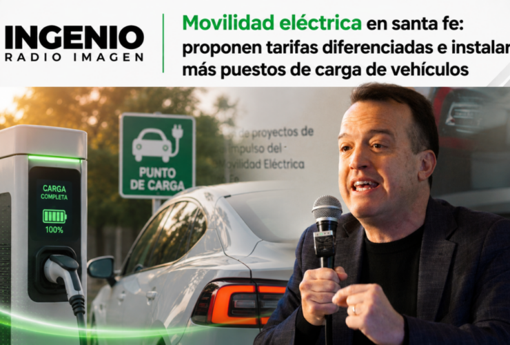 Movilidad eléctrica en santa fe: proponen tarifas diferenciadas e instalar más puestos de carga de vehículos