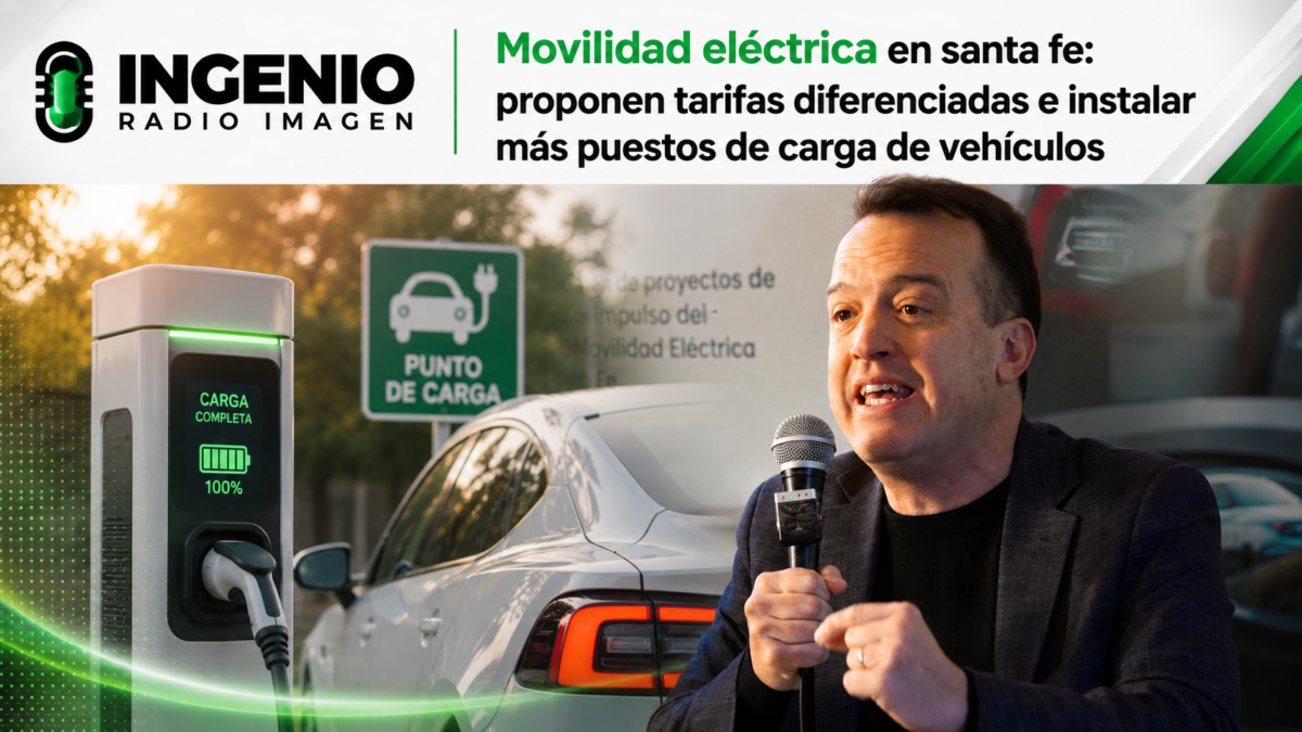 Movilidad eléctrica en santa fe: proponen tarifas diferenciadas e instalar más puestos de carga de vehículos