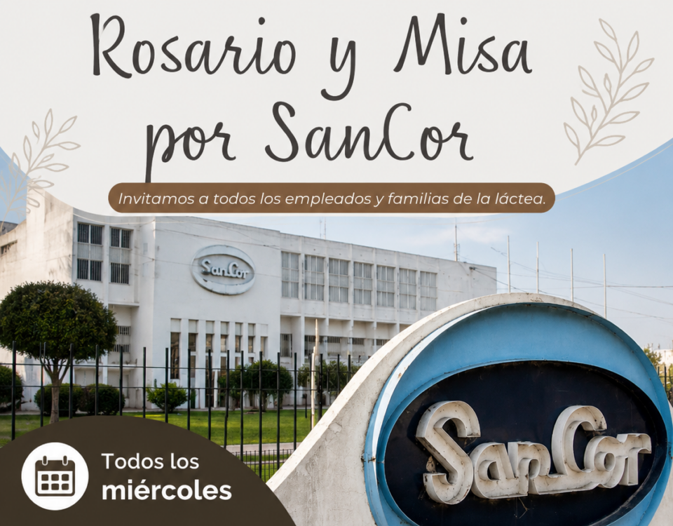 Rosario y Misa por SanCor: todos los miércoles en San Carlos Borromeo