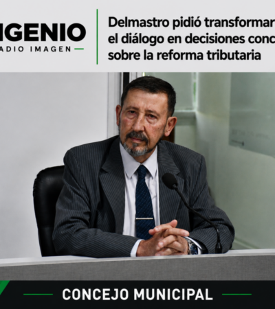 Delmastro pidio transformar el dialogo en decisiones concretas sobre la reforma tributaria