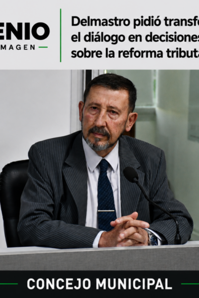 Delmastro pidio transformar el dialogo en decisiones concretas sobre la reforma tributaria