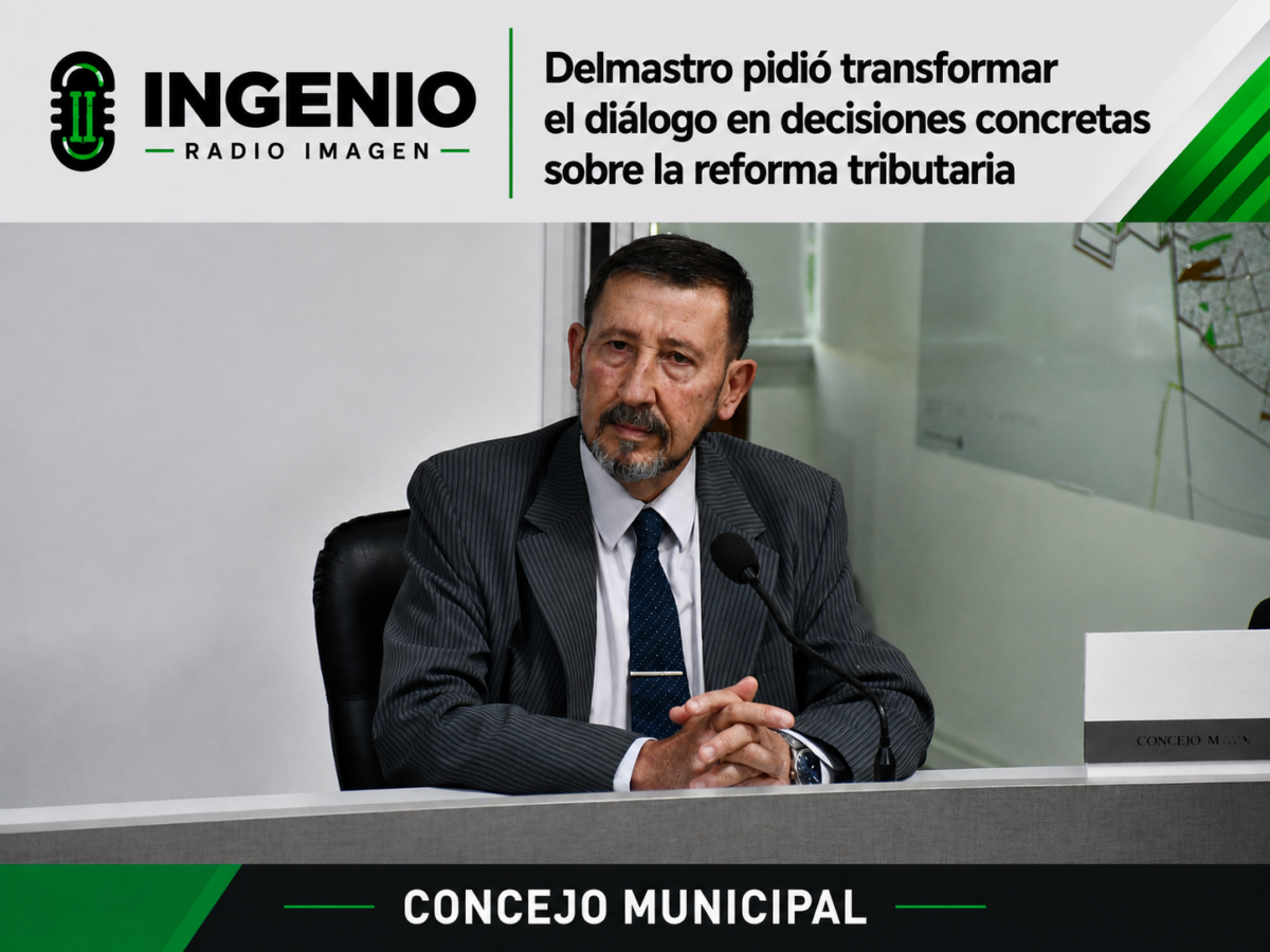 Delmastro pidio transformar el dialogo en decisiones concretas sobre la reforma tributaria