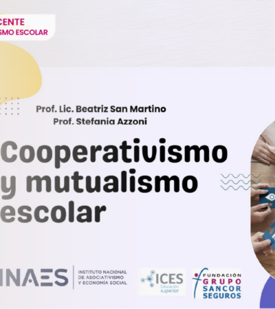 Capacitación docente sobre Cooperativismo y Mutualismo Escolar en la región CUYO