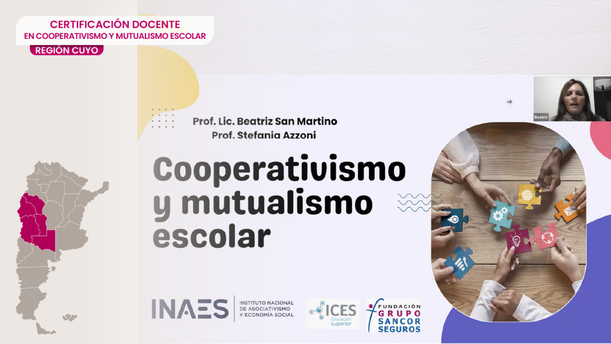 Capacitación docente sobre Cooperativismo y Mutualismo Escolar en la región CUYO