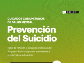 Taller gratuito sobre Cuidados Comunitarios de Salud Mental y Prevención del Suicidio el viernes 12 de junio