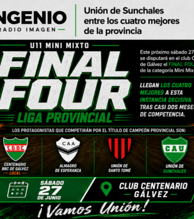 Union de Sunchales entre los cuatro mejores de la provincia