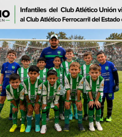 Infantiles visitaron a Ferro de Rafaela en el arranque del Clausura