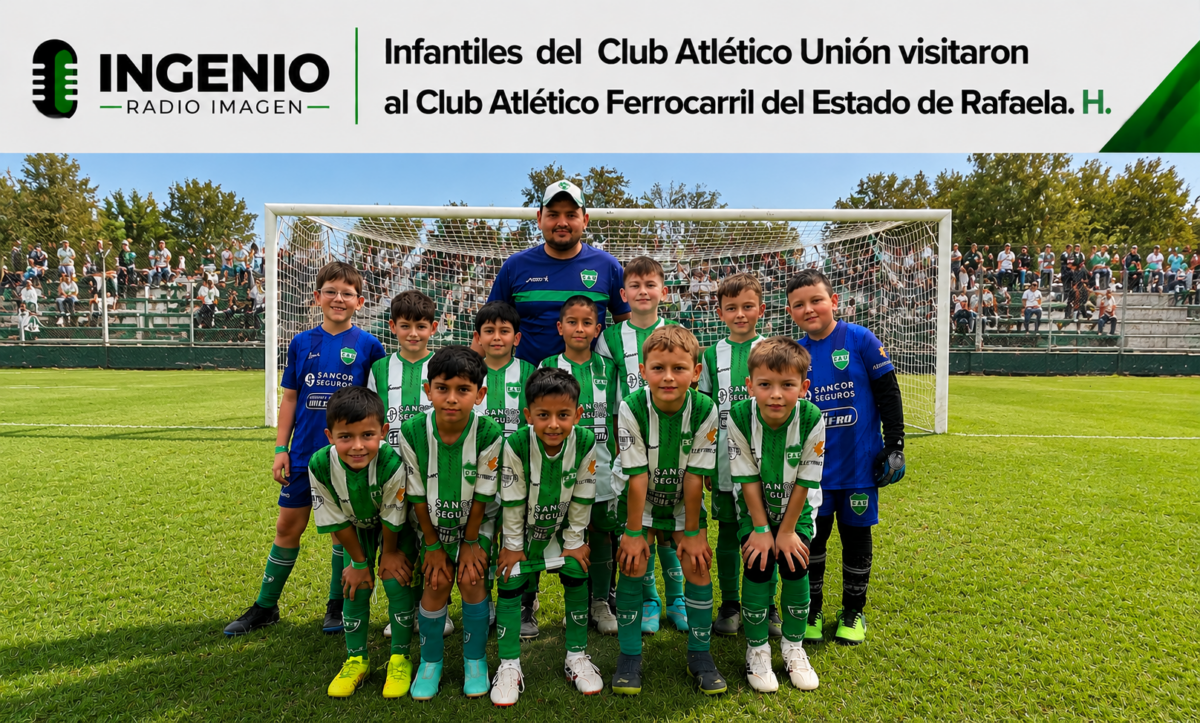 Infantiles visitaron a Ferro de Rafaela en el arranque del Clausura