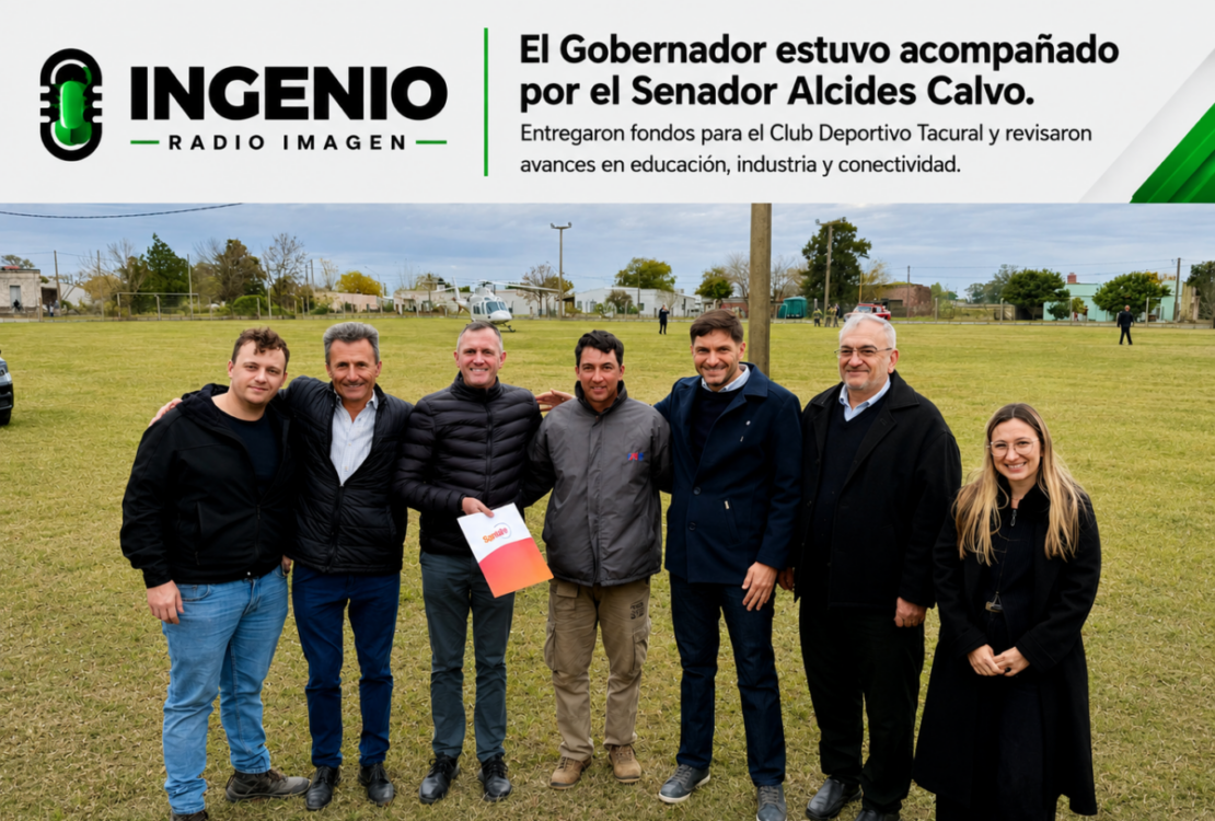 Pullaro visitó Tacural y recorrió obras en el Departamento Castellanos