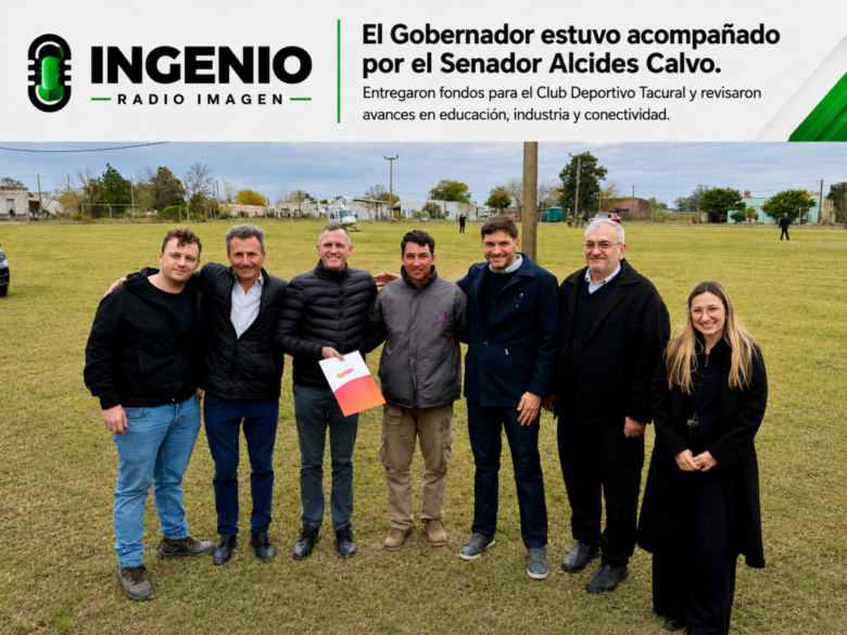 Pullaro visitó Tacural y recorrió obras en el Departamento Castellanos