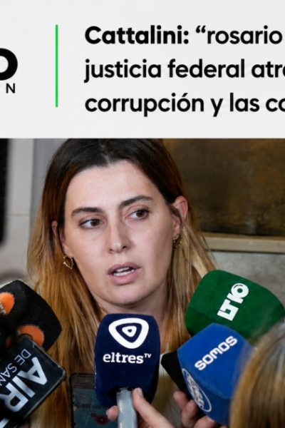 Cattalini: “rosario no soporta más una justicia federal atravesada por la corrupción y las complicidades”