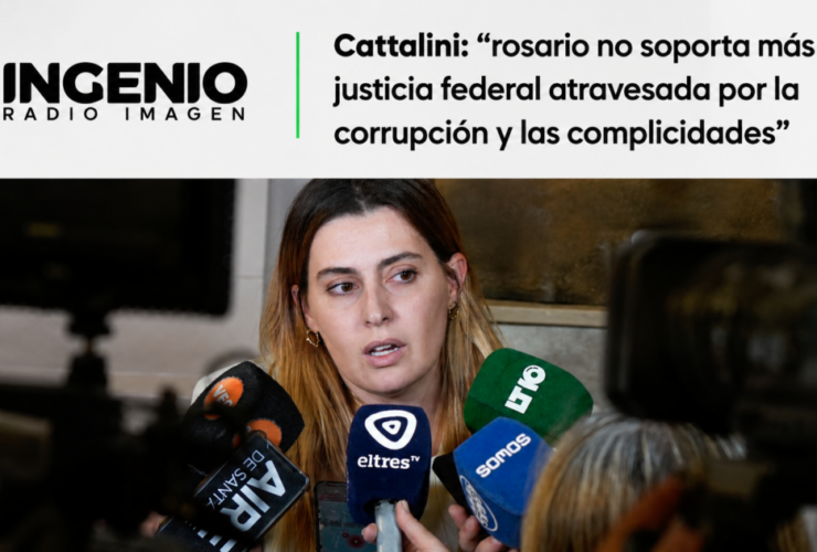 Cattalini: “rosario no soporta más una justicia federal atravesada por la corrupción y las complicidades”