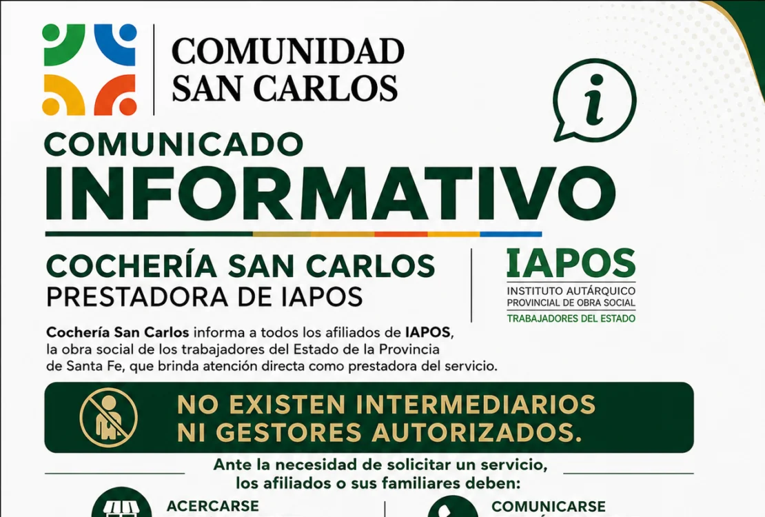COCHERÍA SAN CARLOS – PRESTADORA DE IAPOS