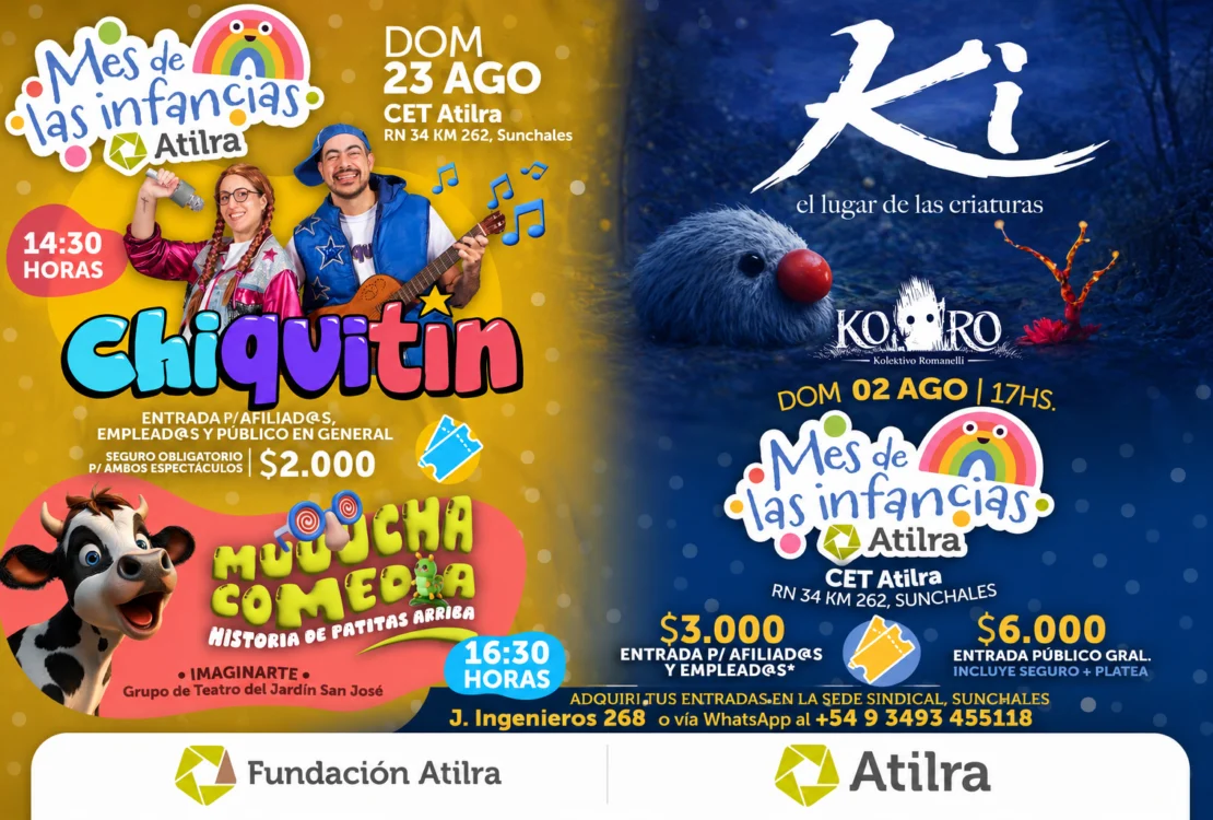 Atilra en el CET Mes de las Infancias