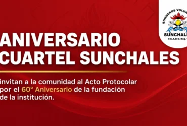 60° Aniversario de la Asociación de Bomberos Voluntarios de Sunchales