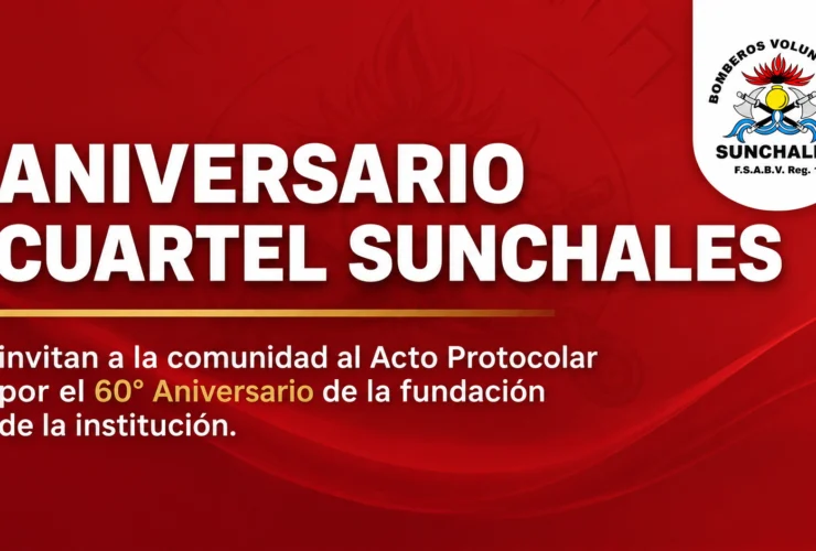 60° Aniversario de la Asociación de Bomberos Voluntarios de Sunchales