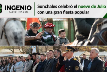 Sunchales celebró el nueve de Julio con una gran fiesta popular