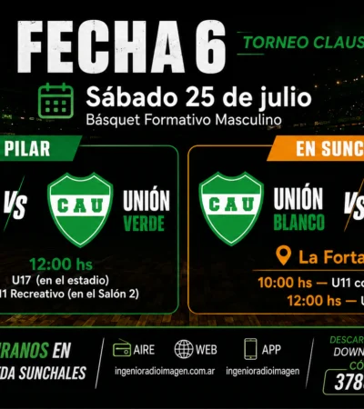 Duelo de formativas enciende el sábado
