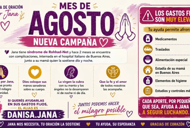 Mes de Agosto nueva Campaña por Jana.