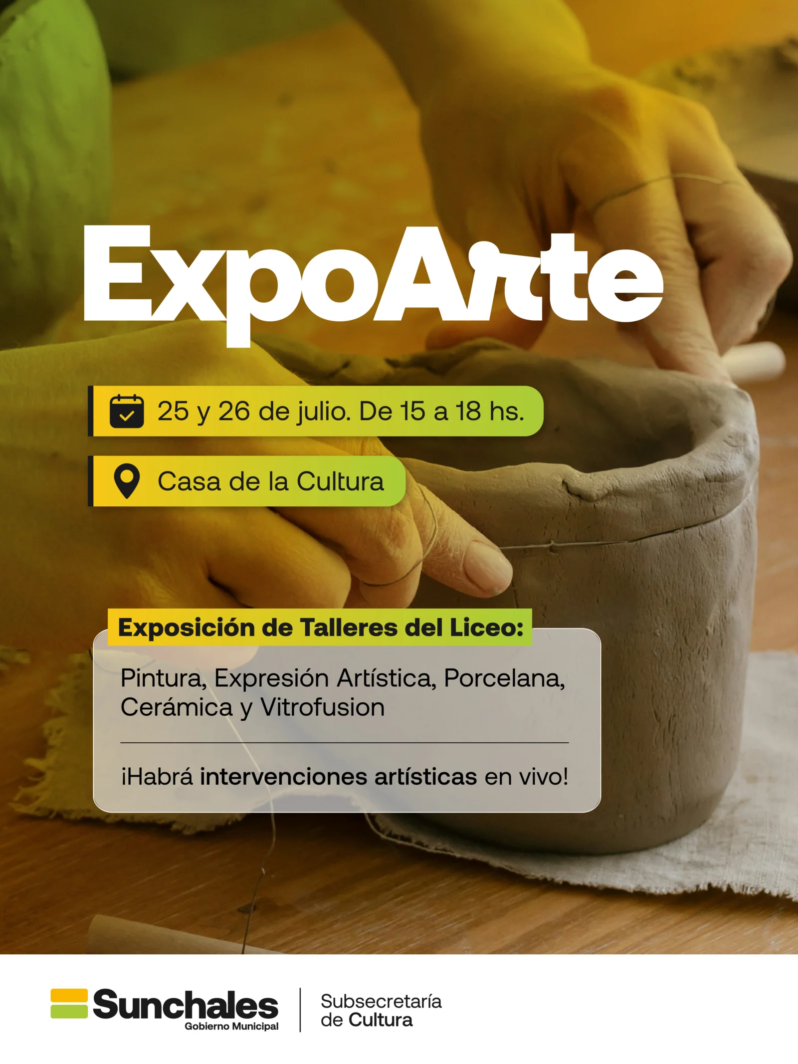 ExpoArte llega a la Casa de la Cultura
