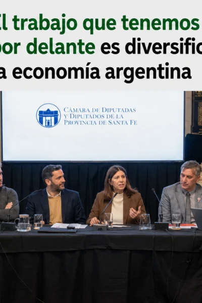 El trabajo que tenemos por delante es diversificar la economía argentina