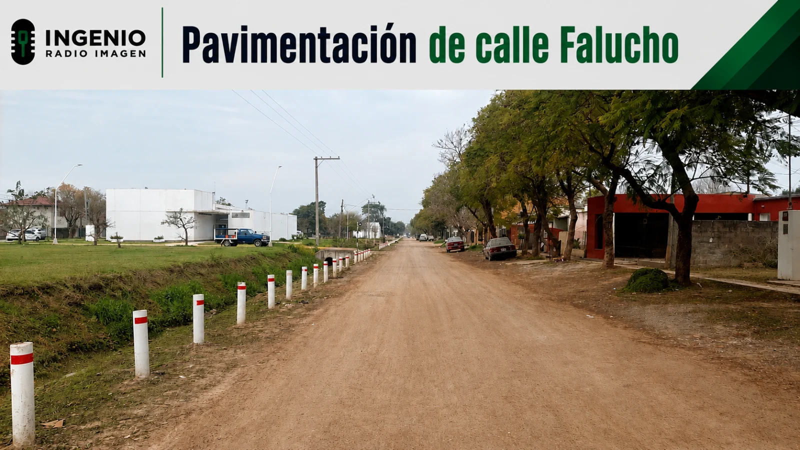 Calle Falucho será pavimentada