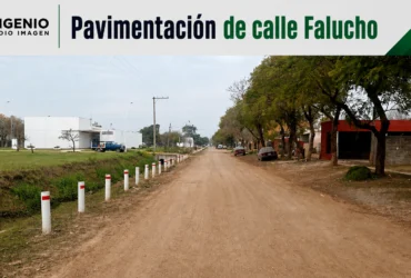 Calle Falucho será pavimentada