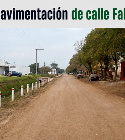 Calle Falucho será pavimentada