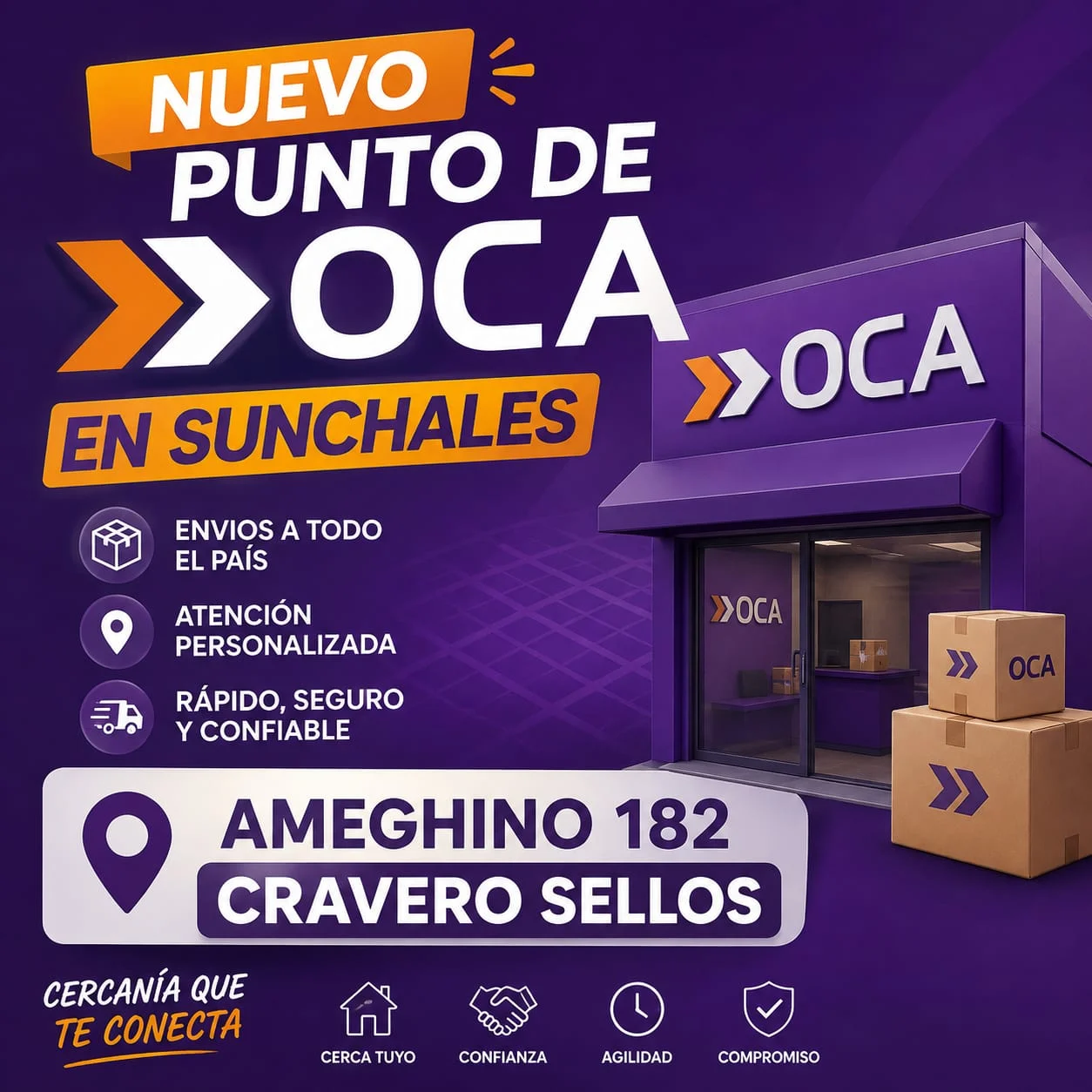 Nuevo punto de Oca en Sunchales