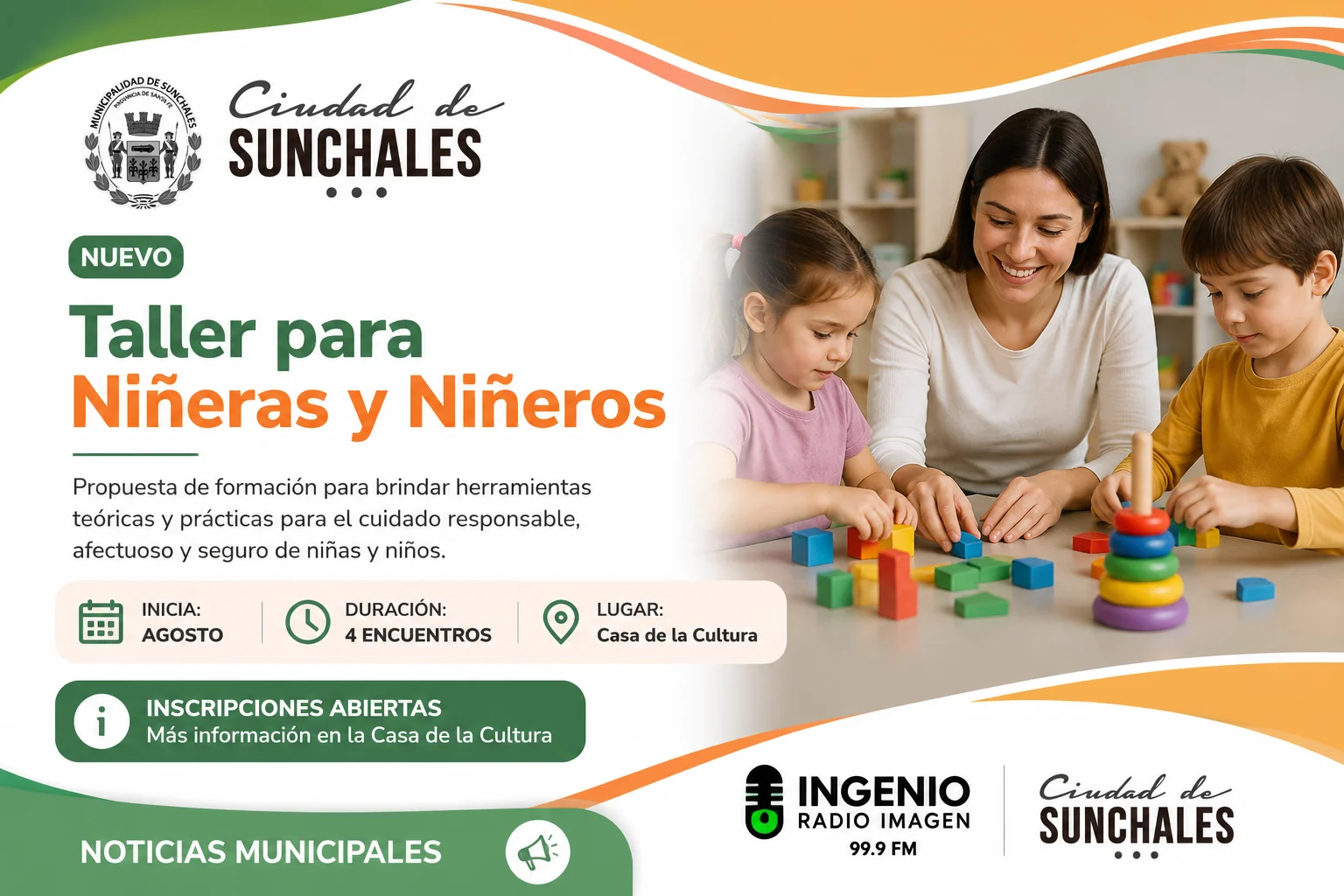 Taller para Niñeras y Niñeros