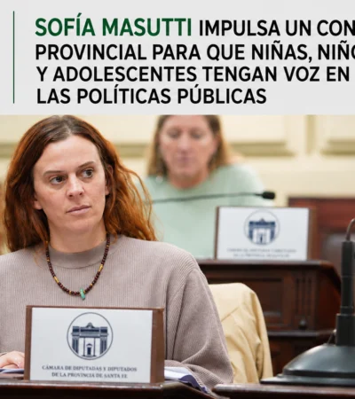 Sofía Masutti impulsa un Consejo Provincial para que niñas, niños y adolescentes tengan voz en las políticas públicas
